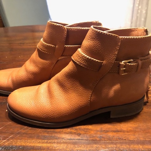 Chestnut brown J.Crew leather booties - Picture 4 of 8